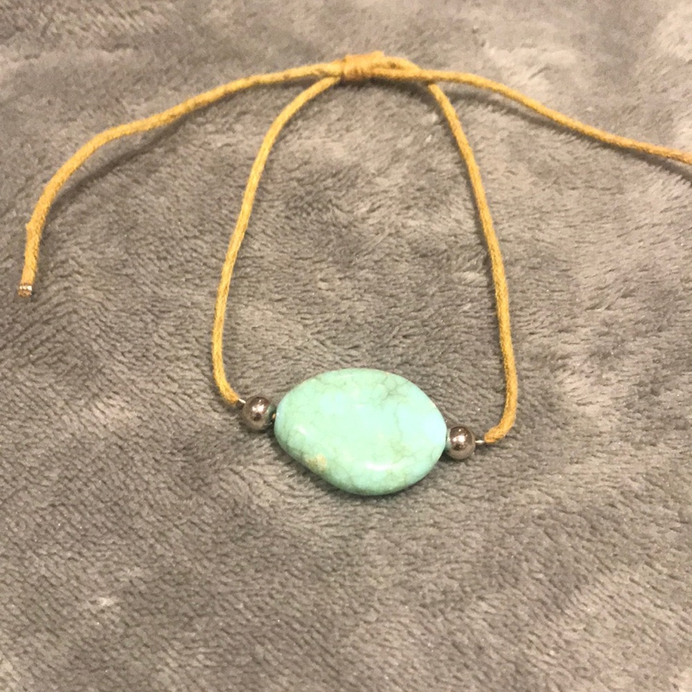 Blue stone bracelet